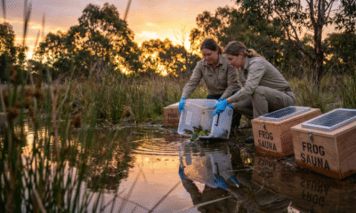 Green and Golden Bell Frogs Make Triumphant Return