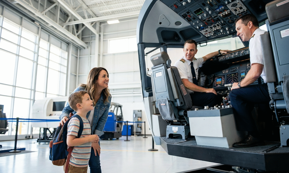Boy Wins VIP Tour Spotting Airline Manual Detail