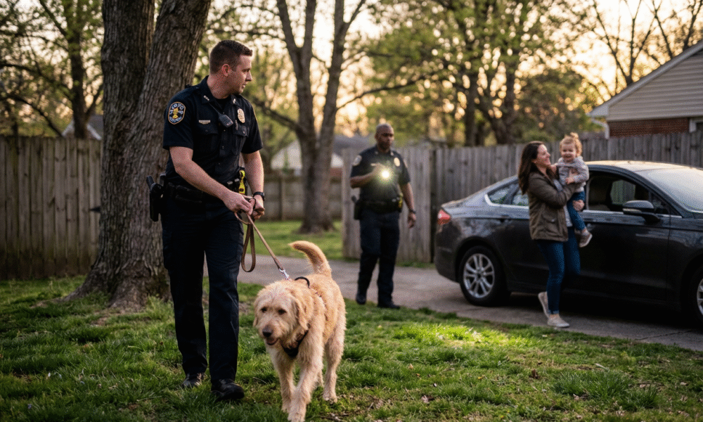 Hero Dog Leads Police to Missing Toddler