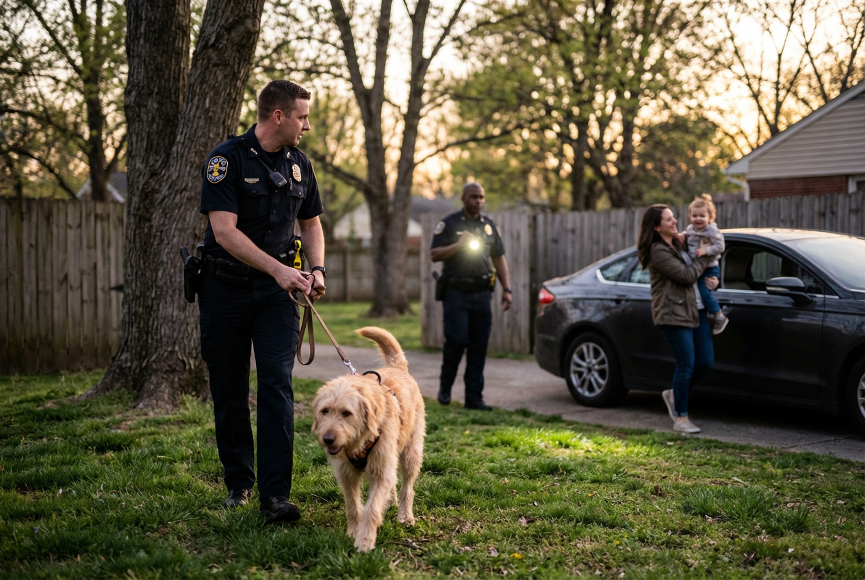 Hero Dog Leads Police to Missing Toddler