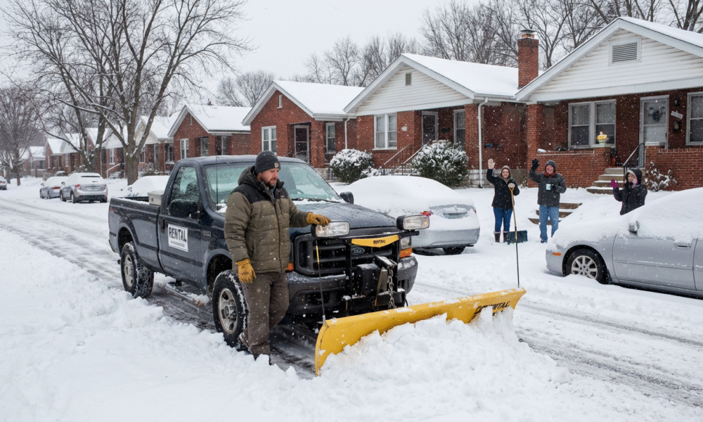 Neighbor’s Snow Plowing Inspires Community Kindness