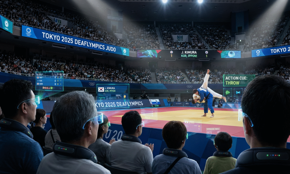 Deaflympics Tech Lets Fans Feel Judo Action