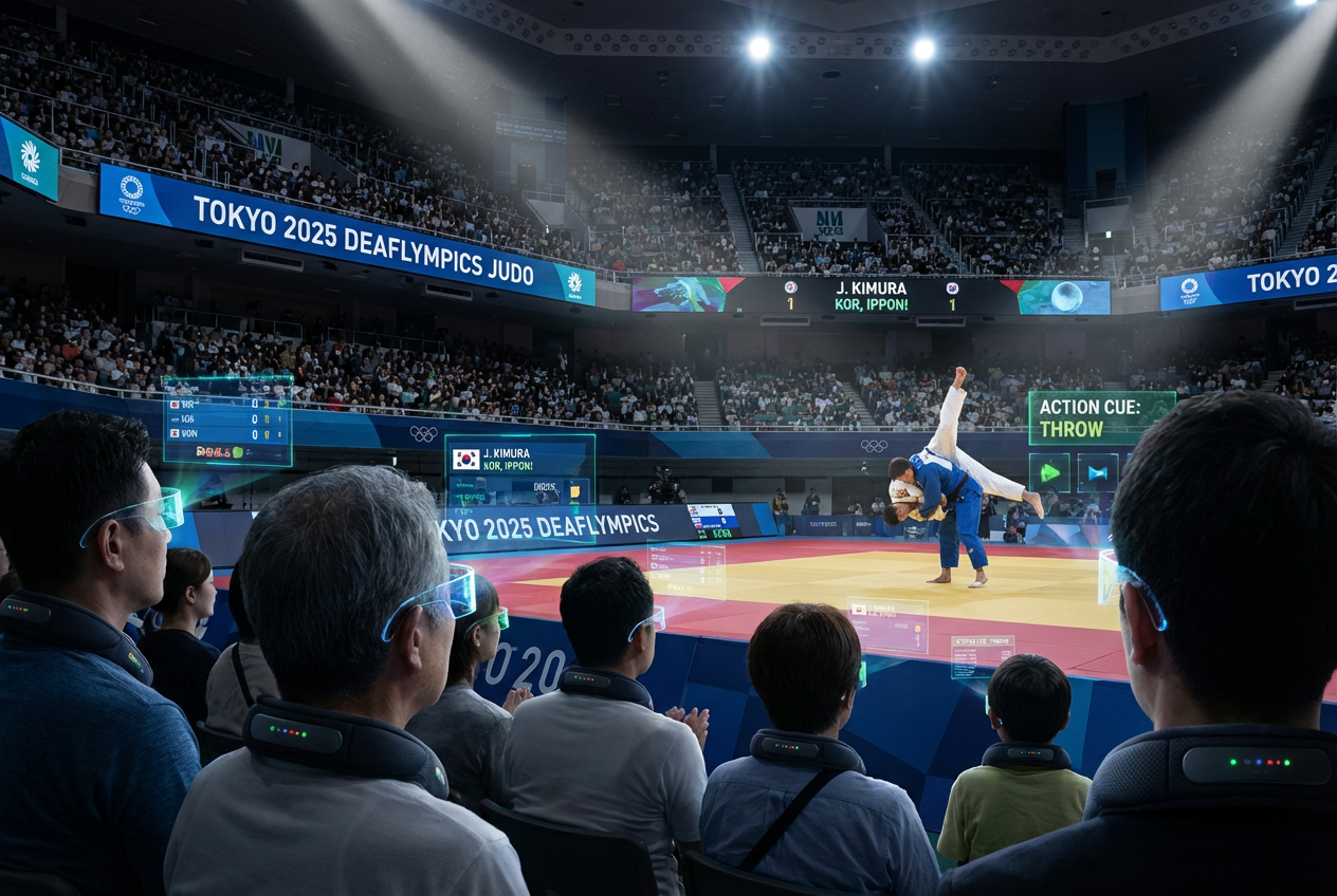 Deaflympics Tech Lets Fans Feel Judo Action