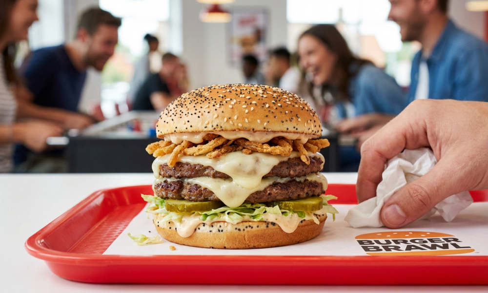 Playful Fast-Food Rivalry Delights Burger Fans