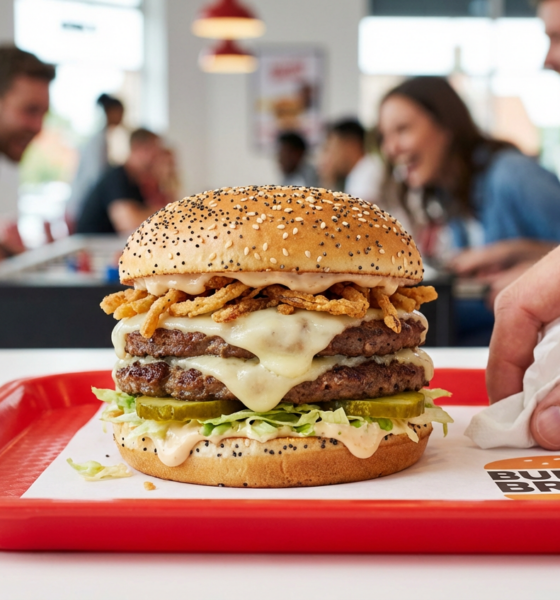 Playful Fast-Food Rivalry Delights Burger Fans