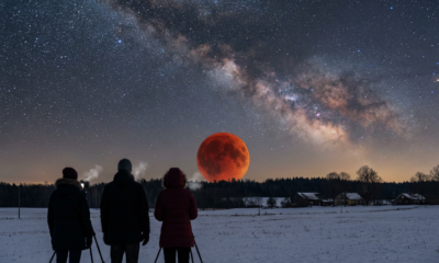 Stunning Blood Moon Eclipse Illuminates March 3