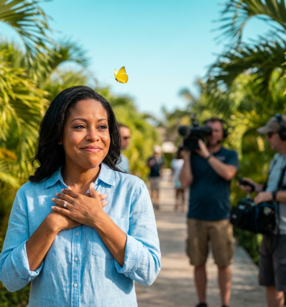 Teary-Eyed TV Moment: Widow's Heartwarming Butterfly Surprise Sparks Pure Joy and Renewed Hope Reader, you'll want to share this soul-warming sign of eternal love!