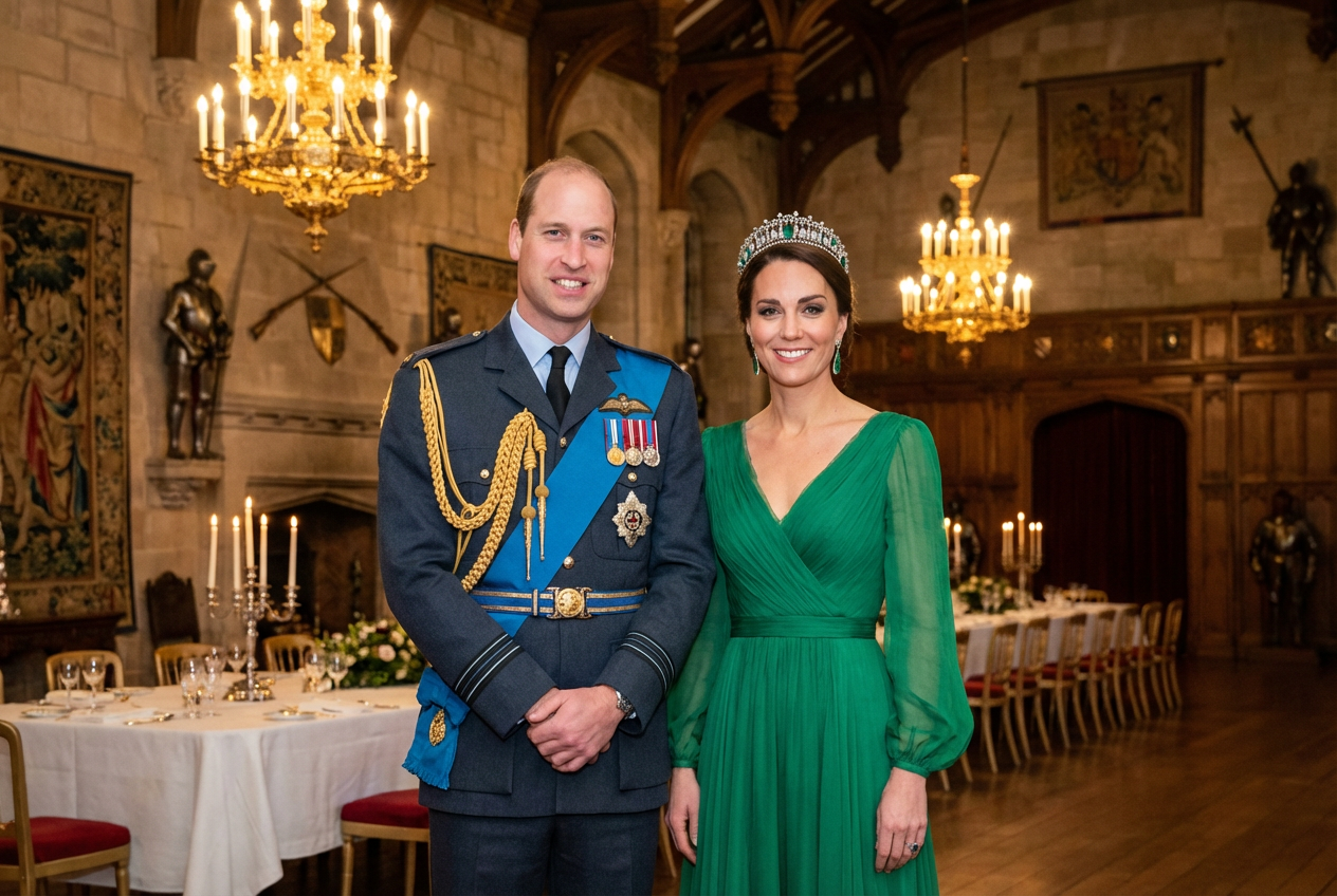 Heartwarming Glow: Royal Couple's Portrait Sparks Pure Joy on Big Banquet Night