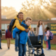 Boy Carries Best Friend to School Six Years