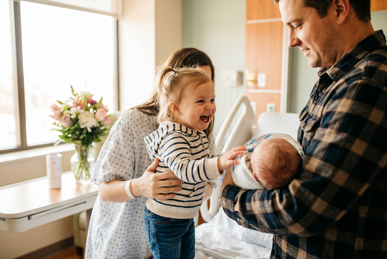 Big Sister's Joyful Encounter with Her Brother Is Now Going Viral