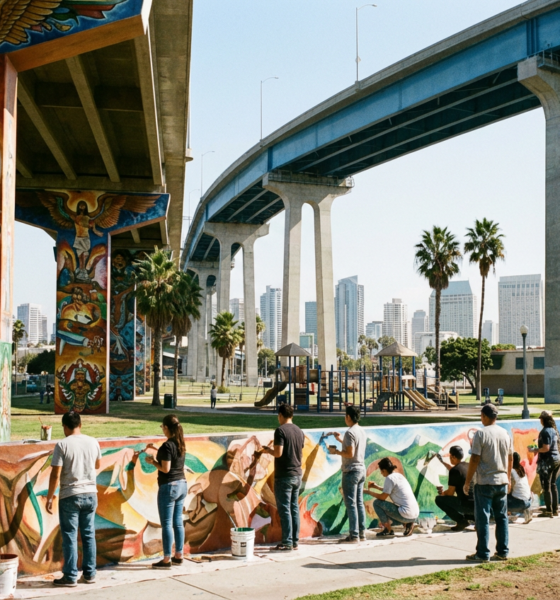 A Group Occupation Spawns an Epic Outdoor Mural Collection Under a Bridge