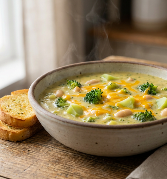 Canned Beans Give Broccoli Cheddar Soup a Healthy Upgrade