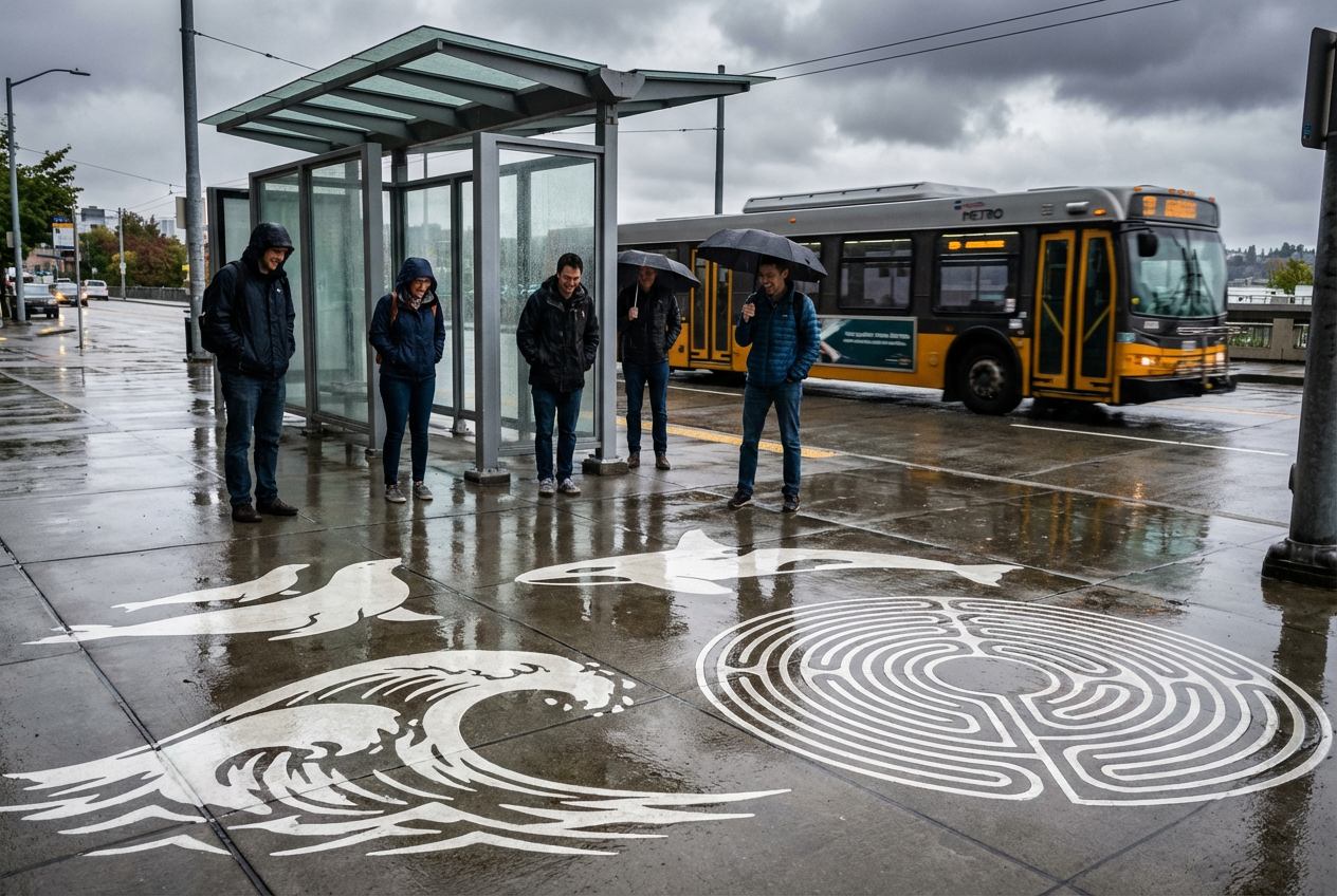 Seattle Unveils Hidden Art That Emerges Only in the Rain—a Global Phenomenon Grows!