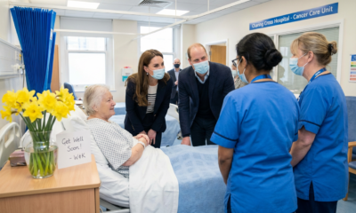 A Princess's Bouquet of Hope Arrives at a Major Cancer Hospital