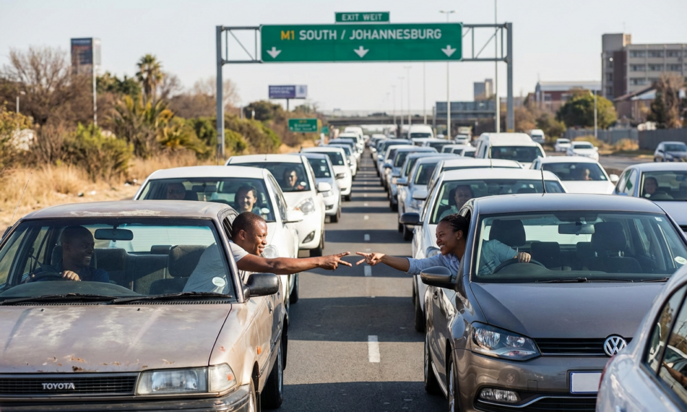 A Surprising Twist Is Making South African Traffic Jams More Bearable
