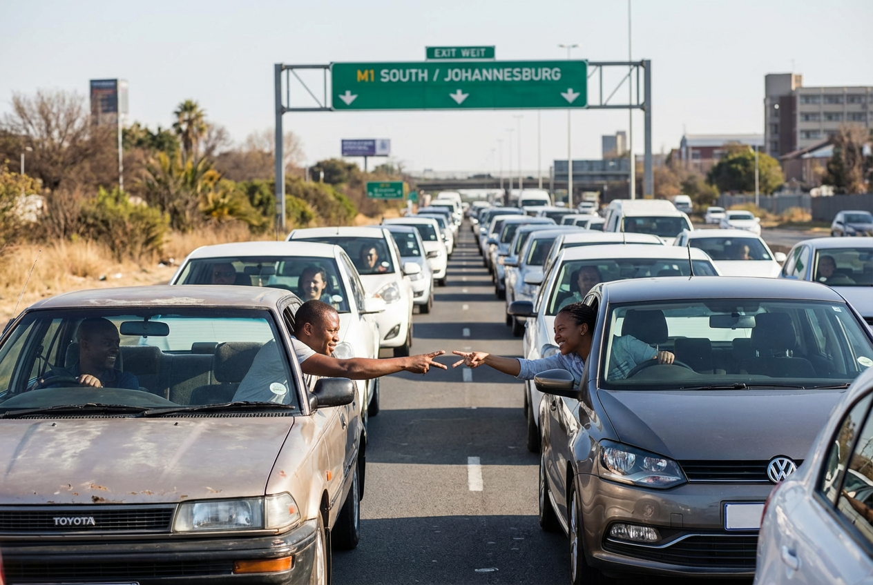 A Surprising Twist Is Making South African Traffic Jams More Bearable
