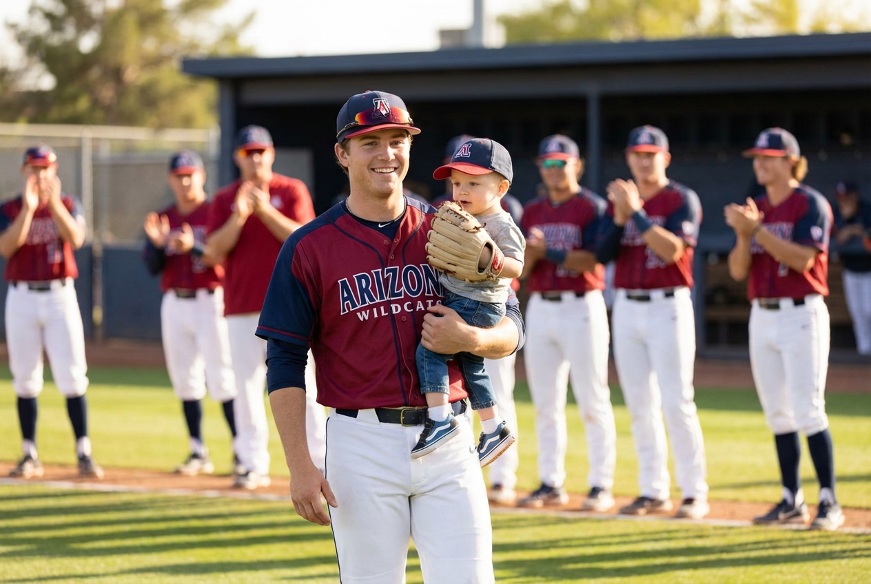Young College Athlete Builds Inspiring Family Amid Viral Baseball Journey