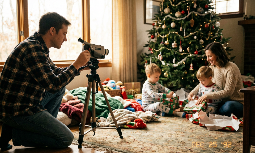 A Widow Uncovers Soothing Memories in a Forgotten Christmas Video