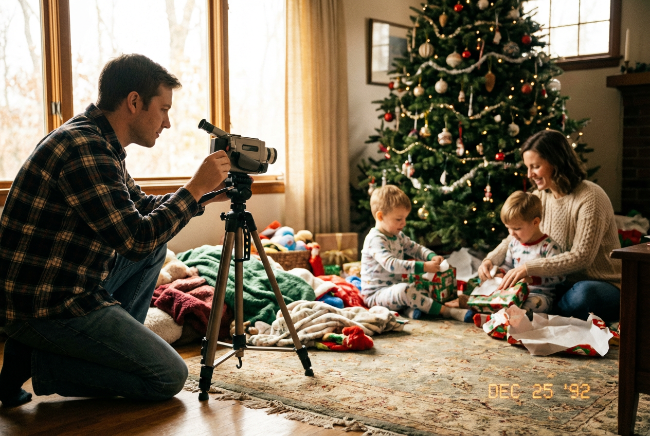 A Widow Uncovers Soothing Memories in a Forgotten Christmas Video
