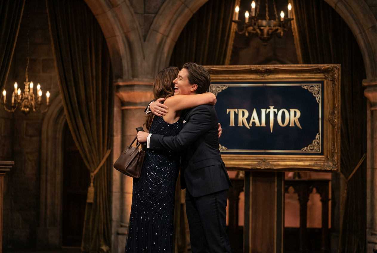 Traitors Stars Hug After Epic Betrayal
