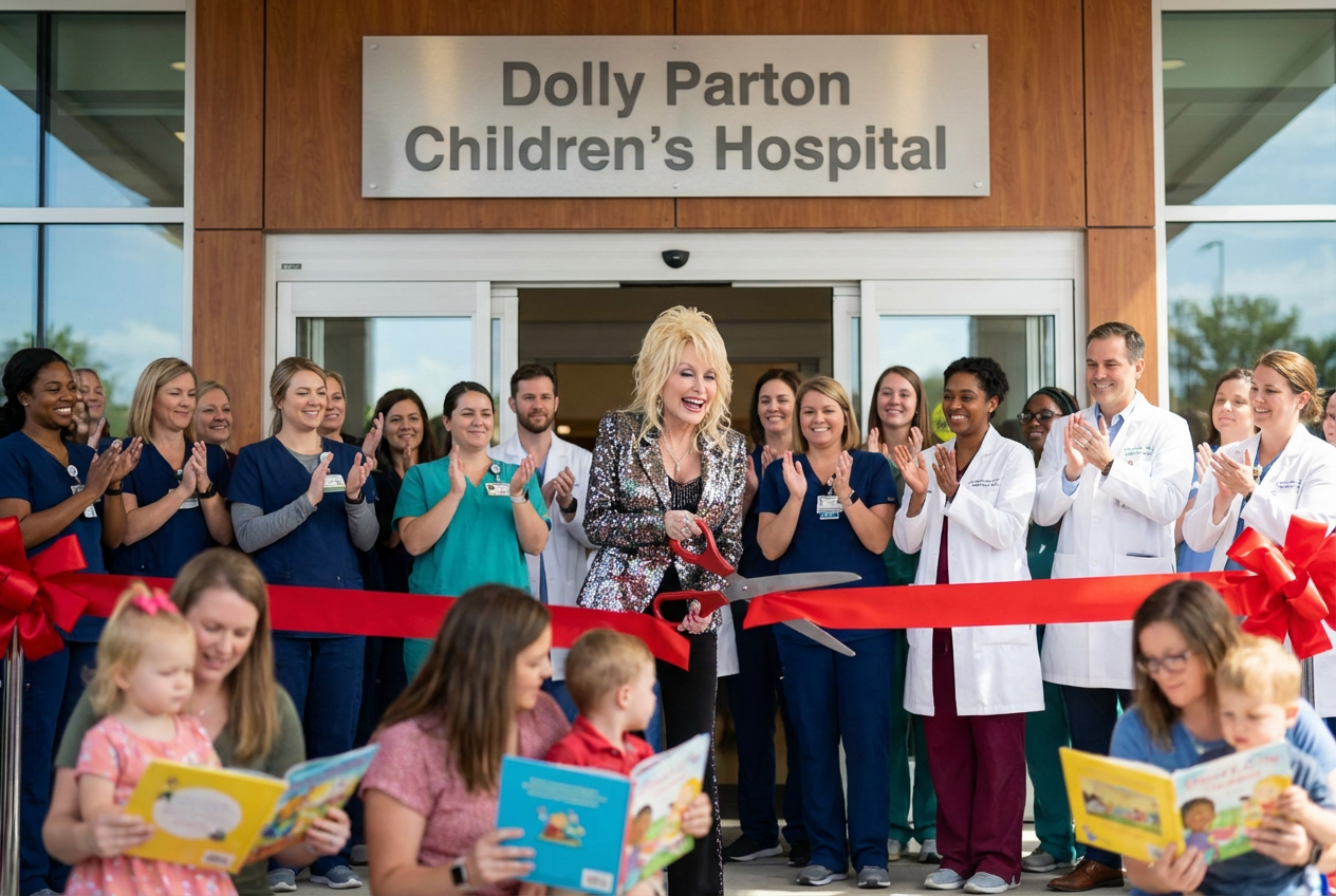 Dolly Parton Honored with Children's Hospital Naming