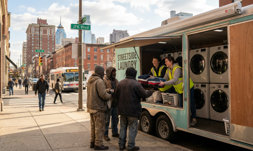 Philly Man Delivers Clean Clothes to Homeless