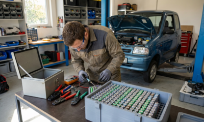Man Builds Electric Car Power from Discarded Vape Batteries in Incredible Hack