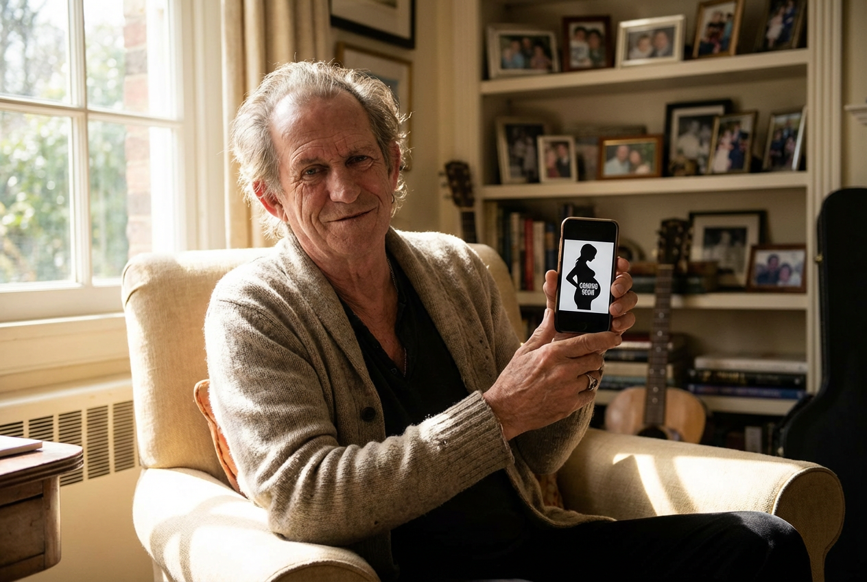 Keith Richards Thrilled to Become Great-Grandfather