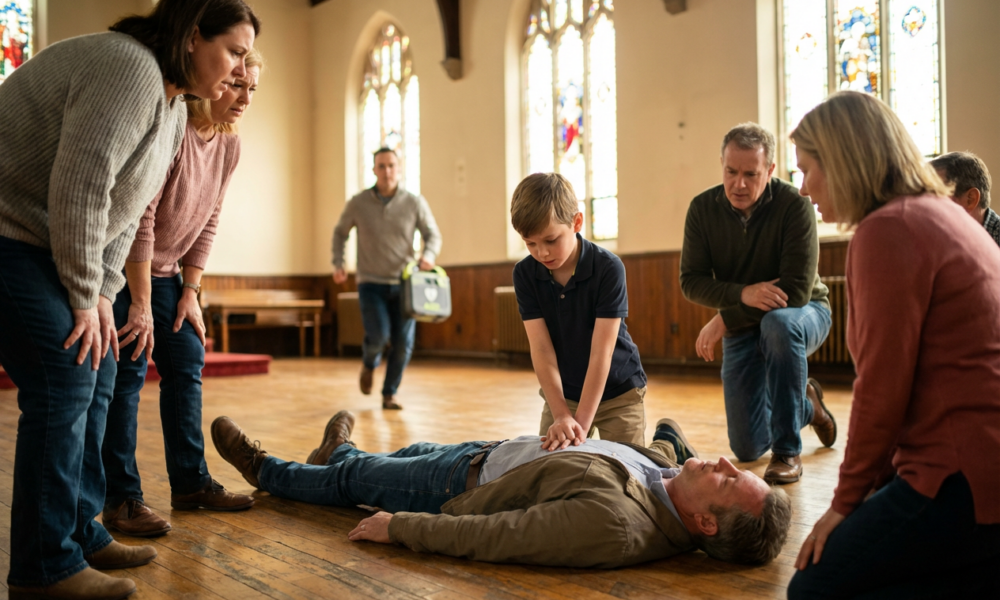 Young Boy's Heroism Turns a Church Emergency Into a Triumph