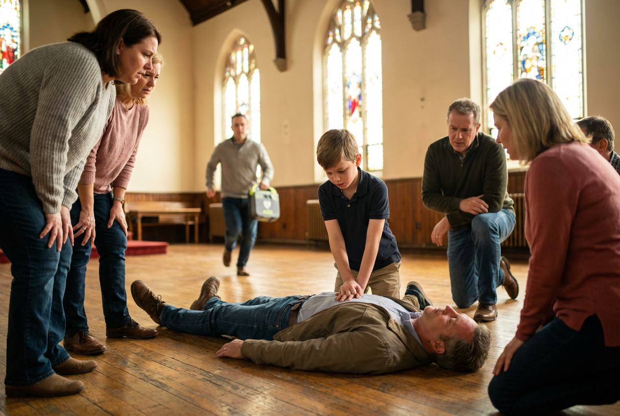 Young Boy's Heroism Turns a Church Emergency Into a Triumph