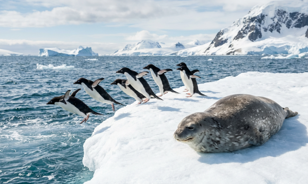 Penguins Confront an Unexpected Threat in Their Frozen World