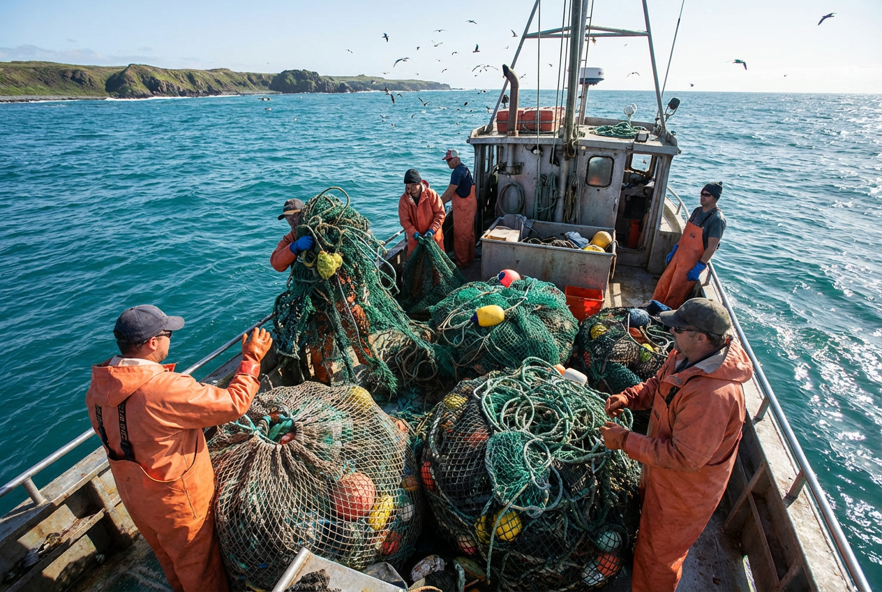 A Bold Ocean Initiative Is Rewarding Fishermen to Clear Massive Debris Threat Exploring the Pacific