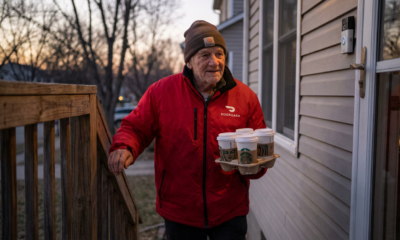 This Struggling Elder's Trek up the Steps Unleashes a Jaw-Dropping Surge of Generosity You'll Want to Hug the World For!
