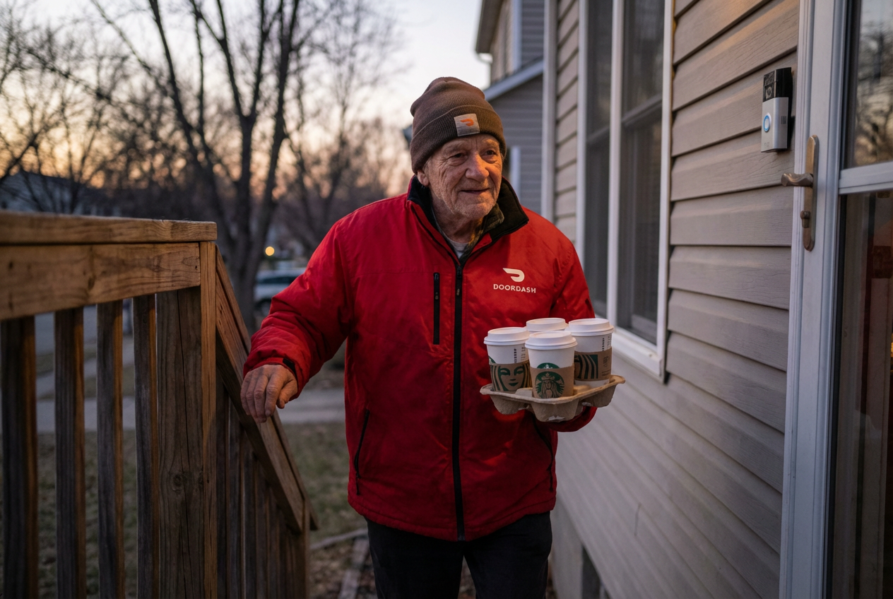 This Struggling Elder's Trek up the Steps Unleashes a Jaw-Dropping Surge of Generosity You'll Want to Hug the World For!