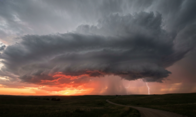 A South Dakota Sunset Hides a Storm Surge Secret