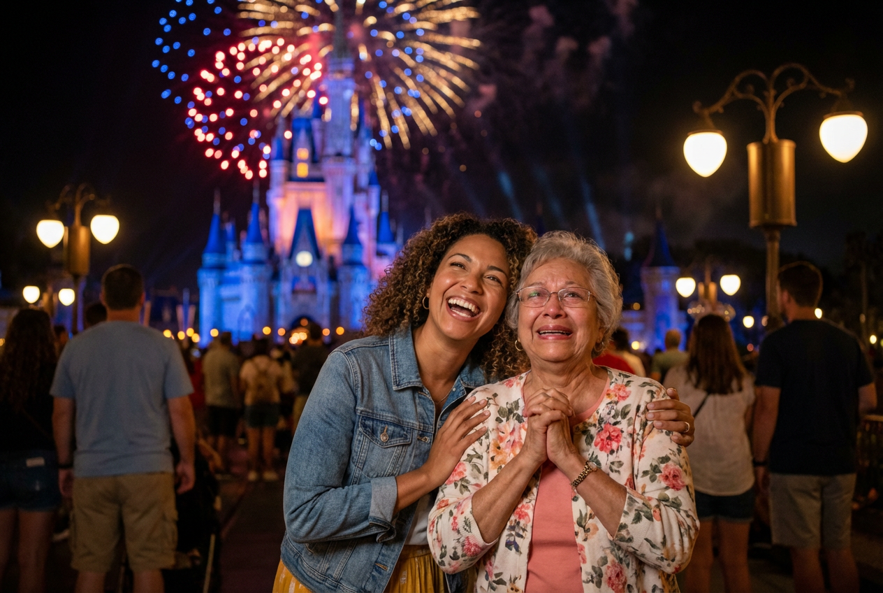 Something Unexpected Happened During a Grandmother's Disney Visit — And It Went Viral