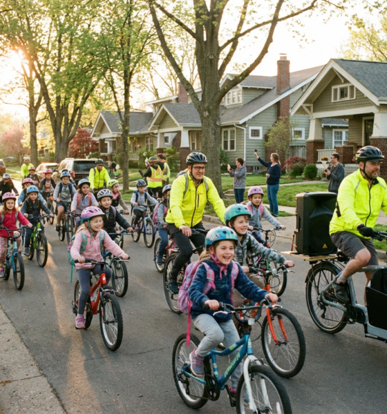 Communities Forge a Joyful Bike Tradition for School Commutes
