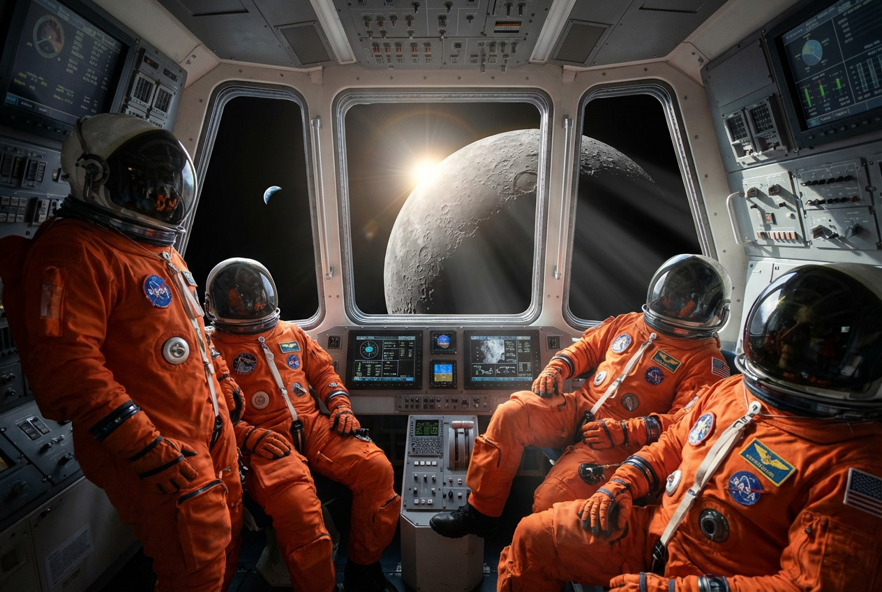 What Did Astronauts See During Their Record-Shattering Orbit of the Moon?
