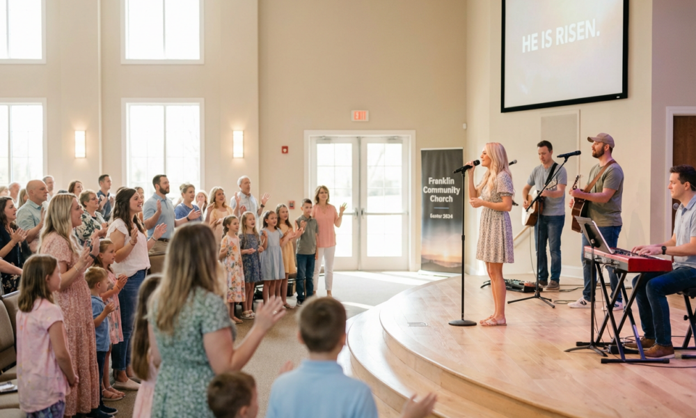 Heartwarming Easter Moment: When a Country Superstar Turns Worship Into Pure Joy That Leaves You in Tears of Happiness!