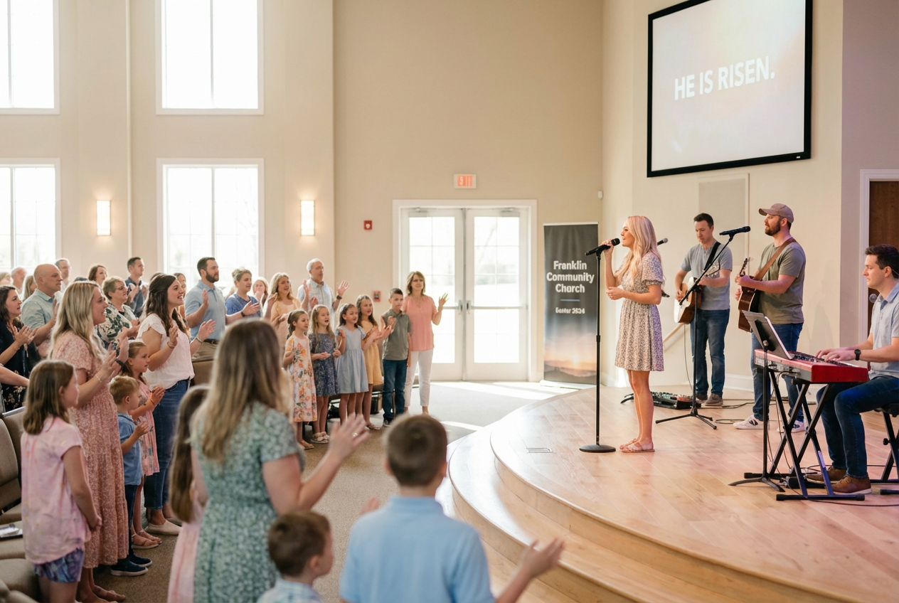 Heartwarming Easter Moment: When a Country Superstar Turns Worship Into Pure Joy That Leaves You in Tears of Happiness!
