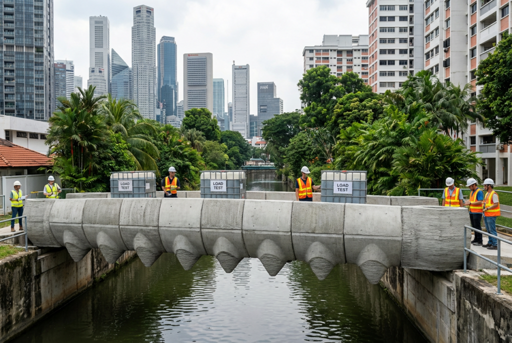 Singapore’s First 3D-Printed Bridge Could Transform Transit ...