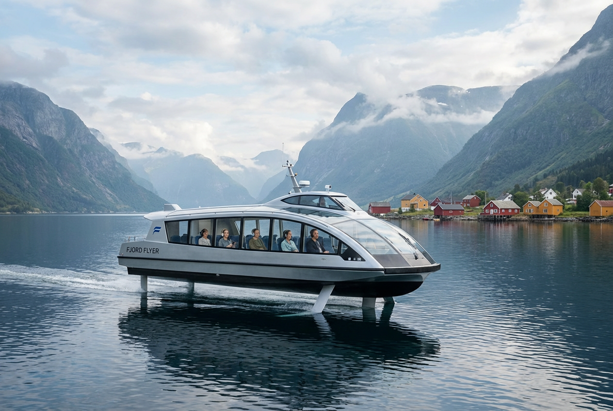 Electric Hydrofoil Fleet Powers New Era of Coastal Ferries