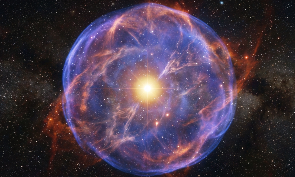Astronomers Capture a Young Star's Elusive Protective Bubble for the First Time