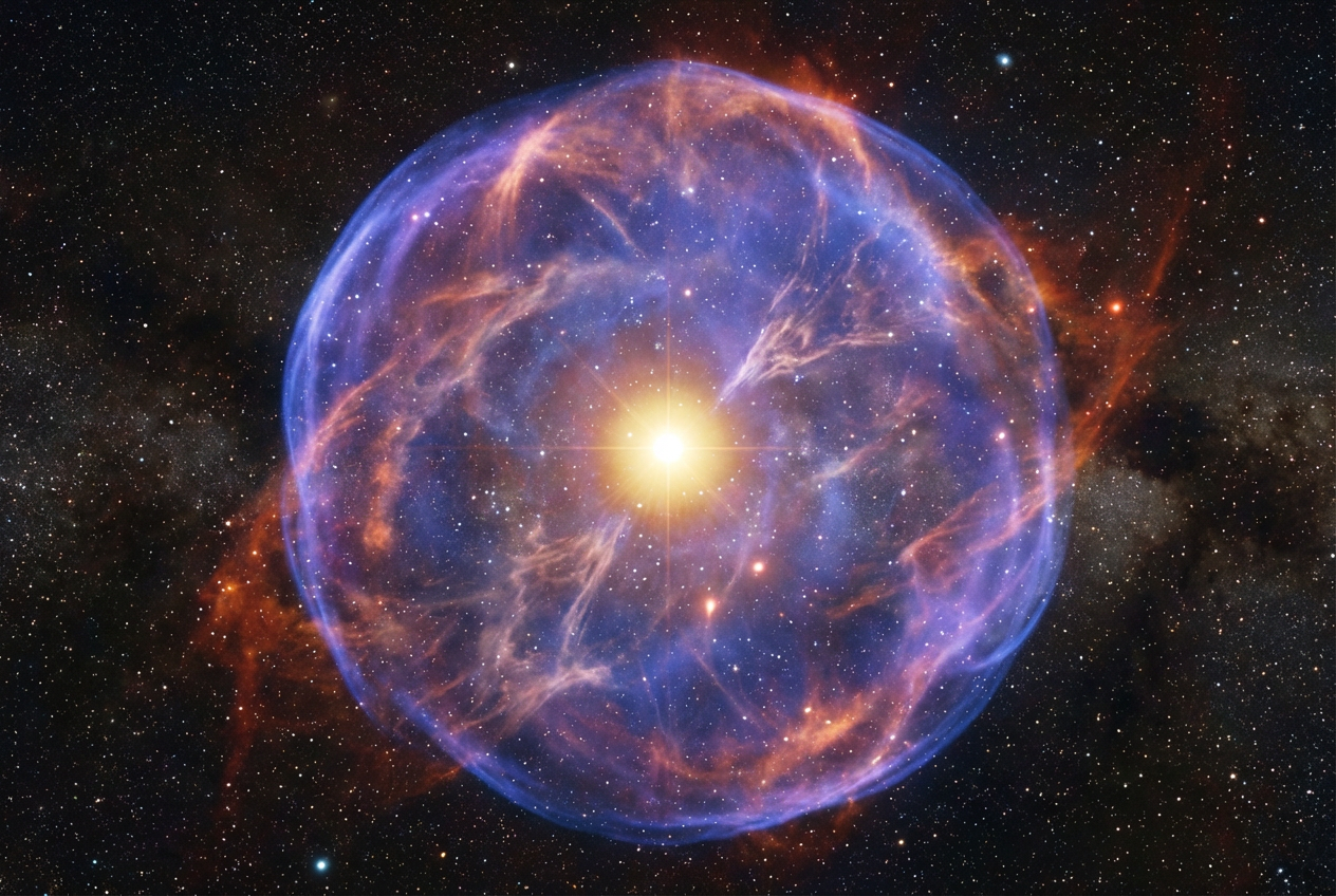 Astronomers Capture a Young Star's Elusive Protective Bubble for the First Time