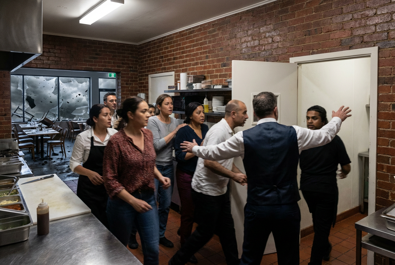 Wholesome Bravery Shines as a Storm-Fearing Manager Saves Lives from a Barreling Tornado