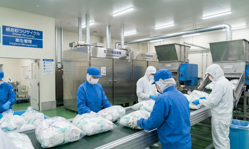 Japanese Towns Unlock Diaper Recycling to Fight Landfill Overload