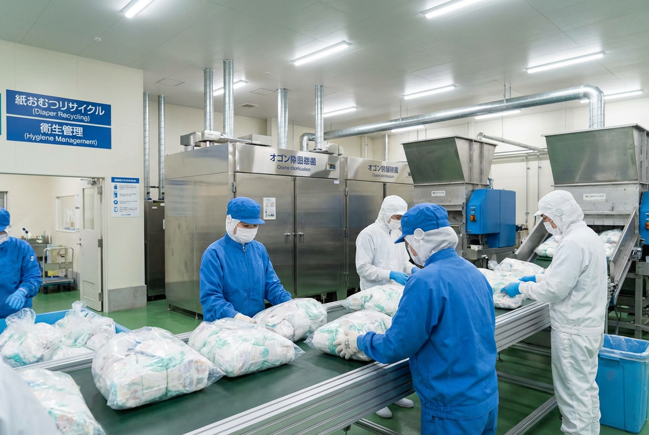 Japanese Towns Unlock Diaper Recycling to Fight Landfill Overload