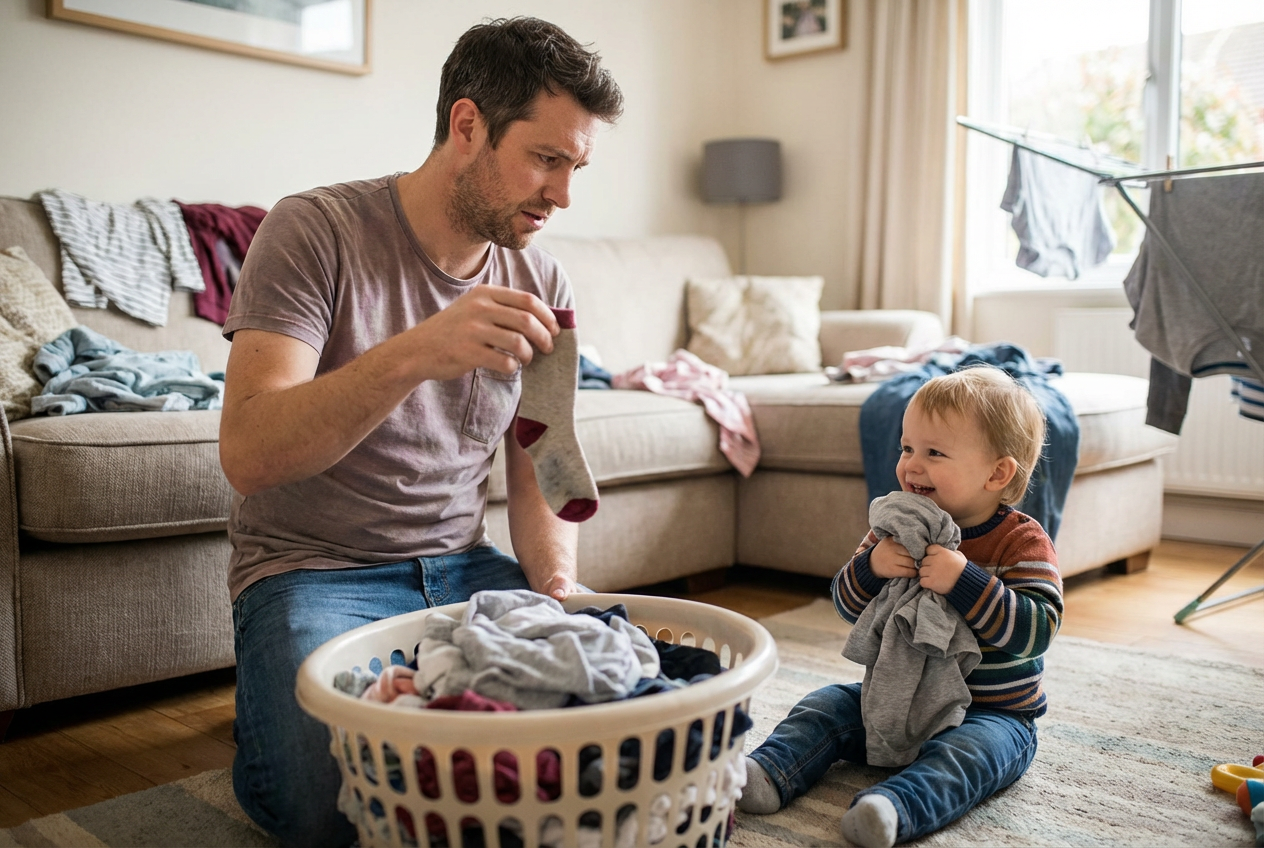 Wholesome Baby Laundry Heist That Will Leave You Laughing Tears of Joy – Pure Adorable Chaos!