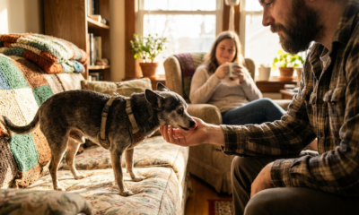 A Senior Chihuahua's Fearful Heart Begins to Warm Towards a Stranger