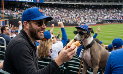 Heartwarming Twins: Dog and Owner Share Viral Hot Dog Moment at Mets Game - You'll Smile Non-Stop!